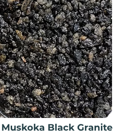 Muskoka Black Granite